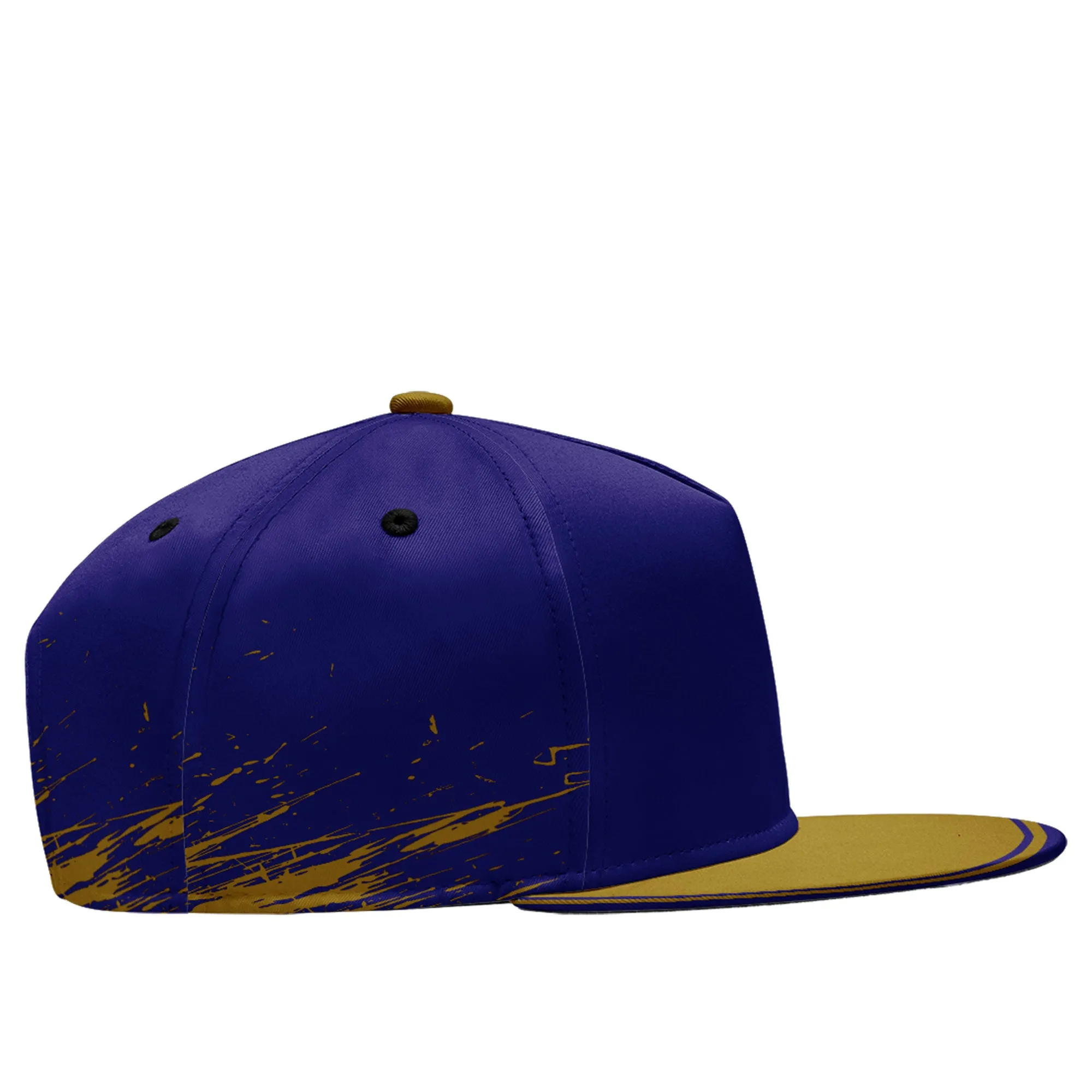 Custom Purple Yellow Baltimore Football Jersey and Hat Combo Offer Personalized Combo ZH-D020326-2