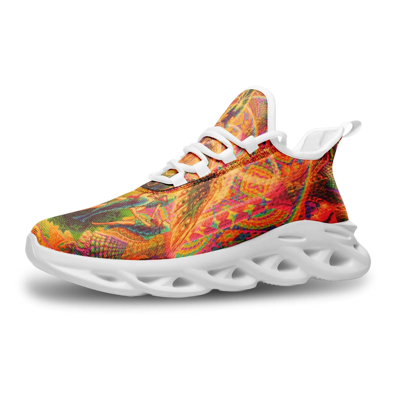 DEATH BY ASTONISHMENT | Unisex Mesh Knit Sneakers | SALVIADROID