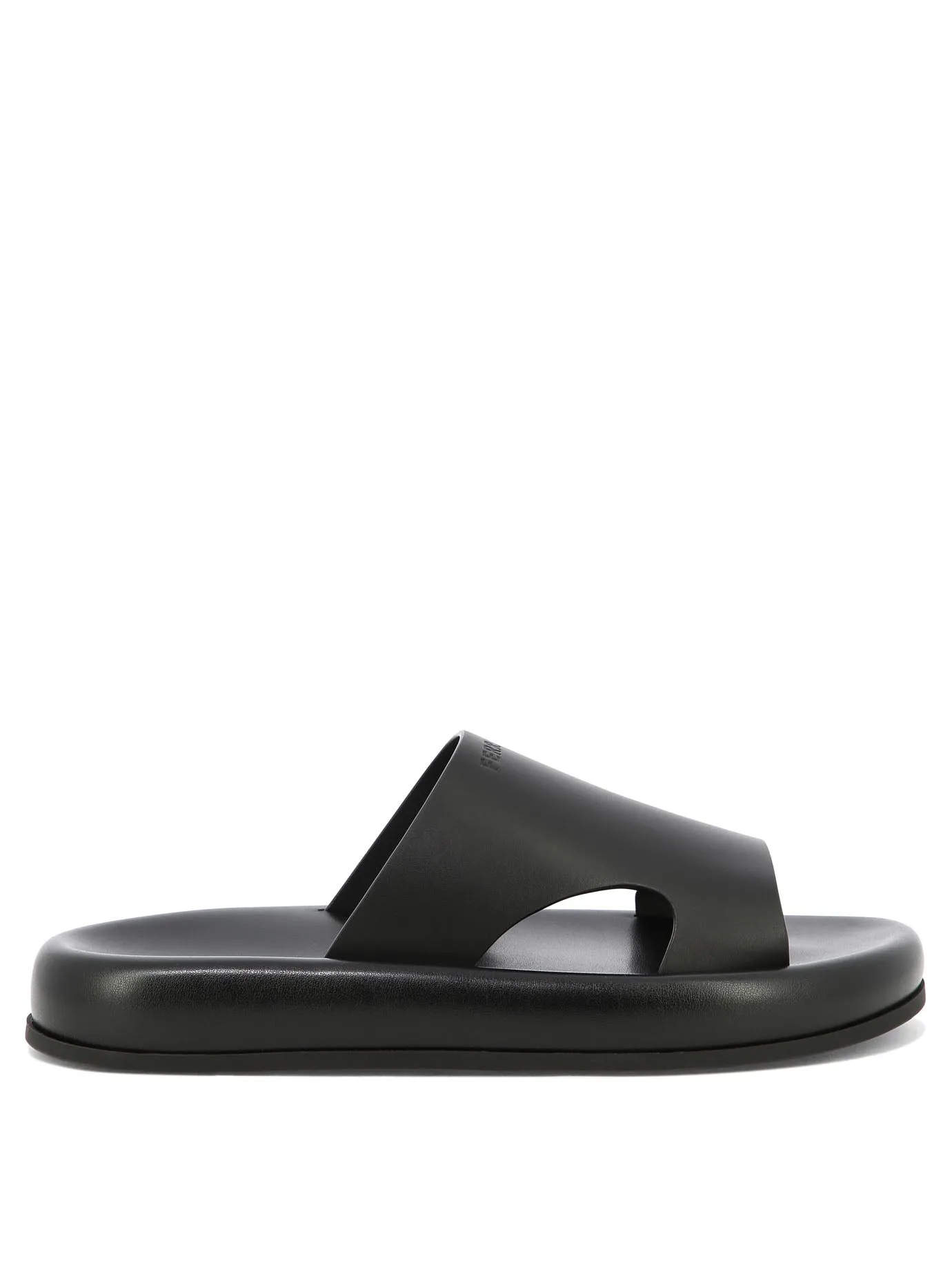 Ferragamo Men's Black 24SS Sandals - Premium Quality and Style for Any Occasion