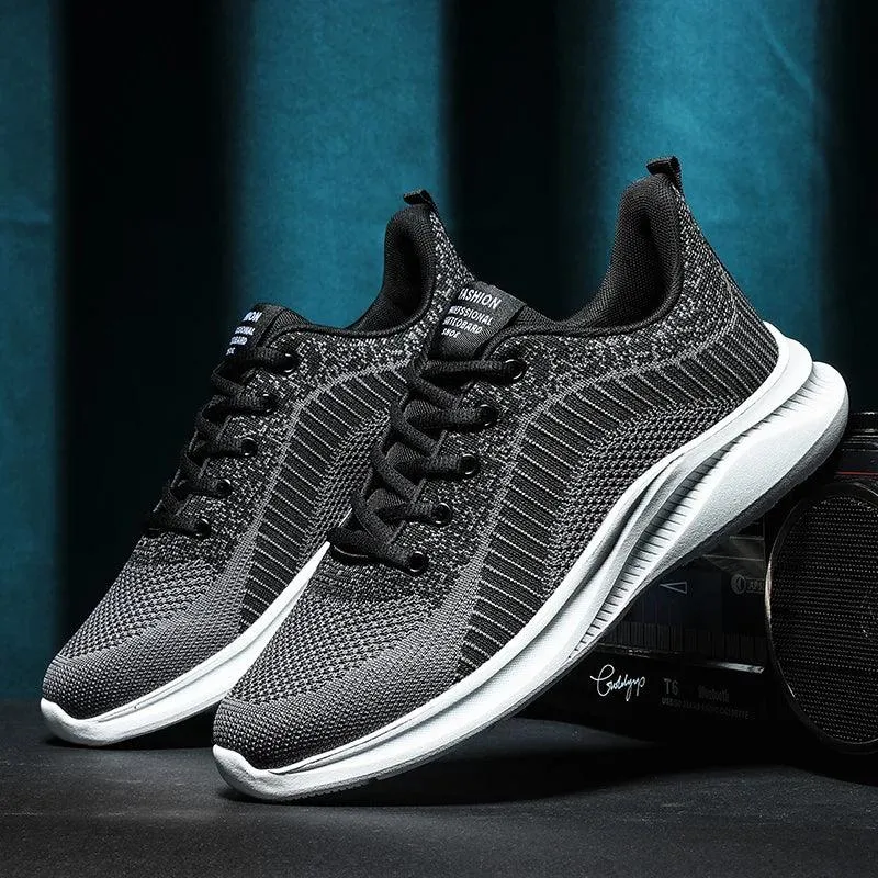 Lightweight Men's Sneakers for Breathable Casual Walking and Running - Shoes HB079B