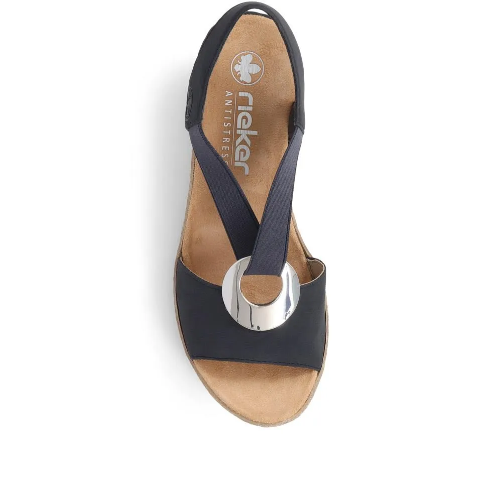 Slingback Wedge Sandals - RKR37525 / 323 724
