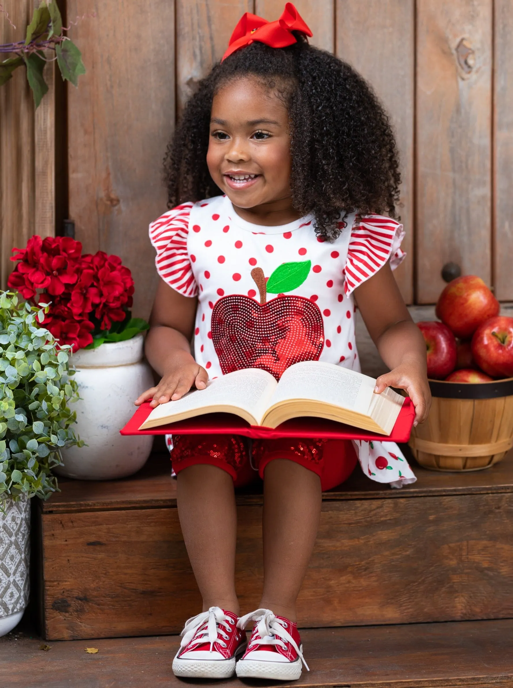 Sparkle Apple, Sparkle Sequin Legging Set