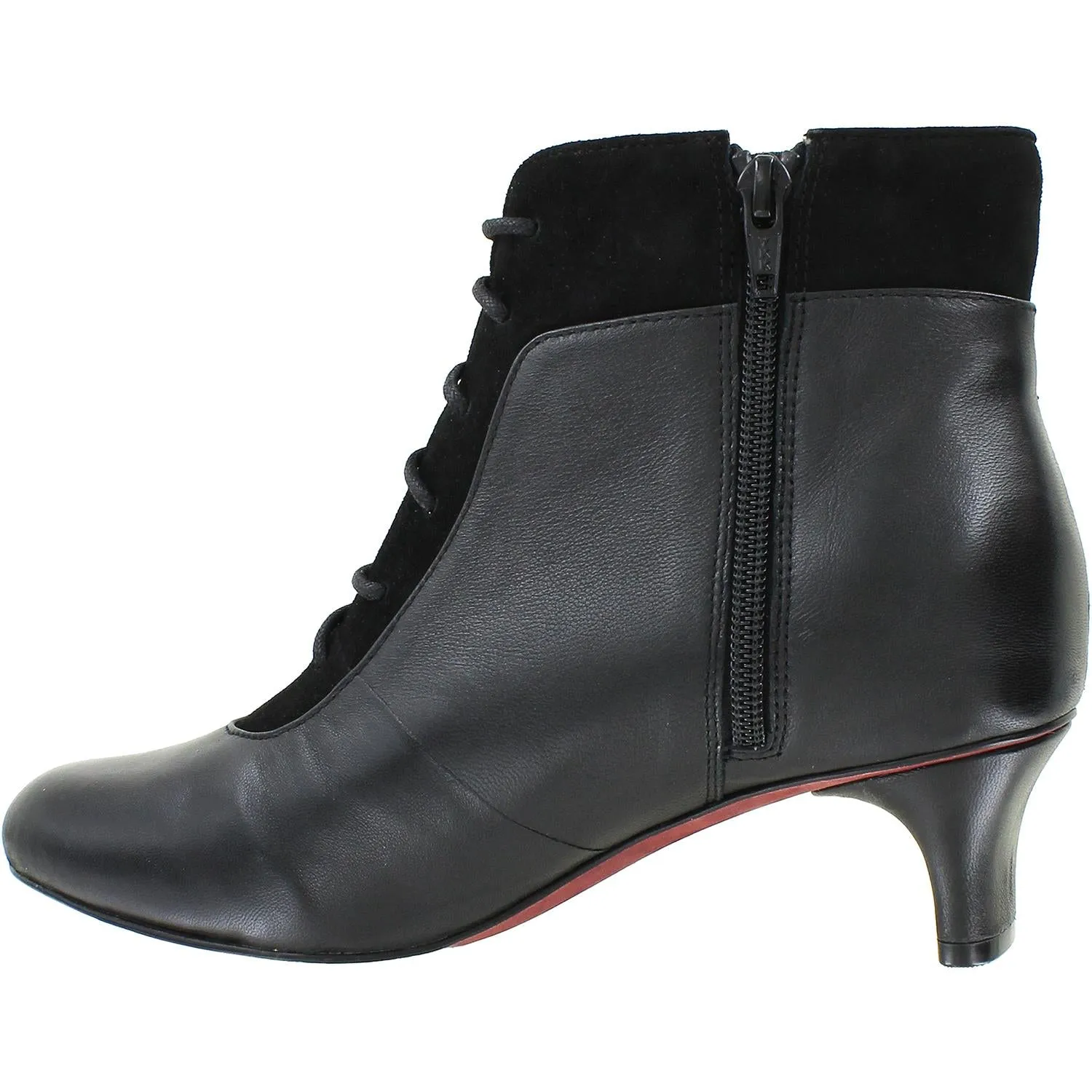Women's L'Amour Des Pieds Joozhar Black Leather/Suede
