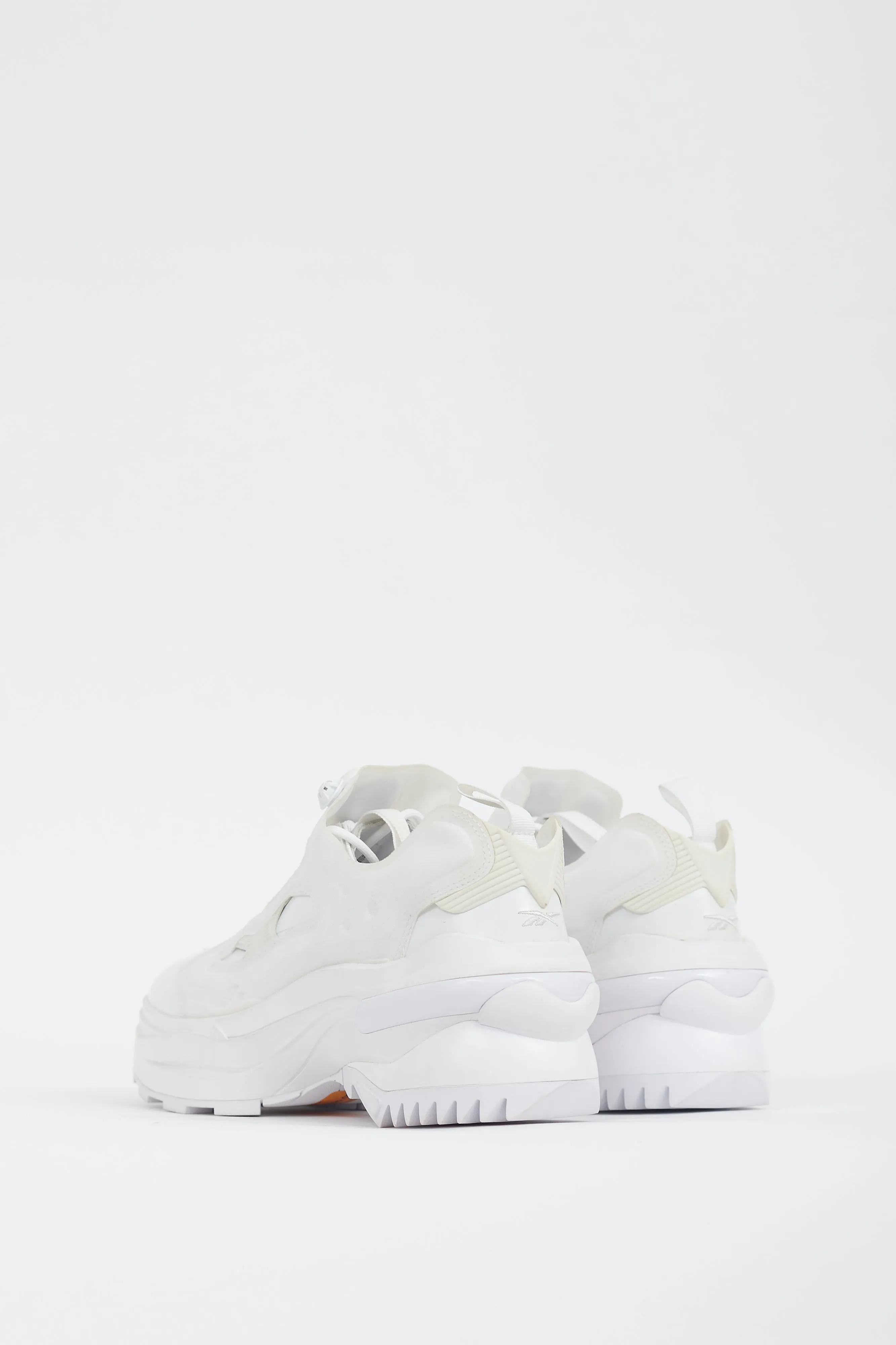 X Reebok White Insta Pump Tabi Sneaker